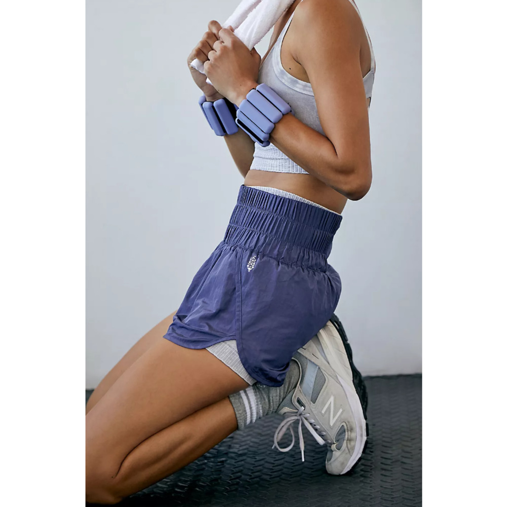 Free People Blue Athletic Shorts